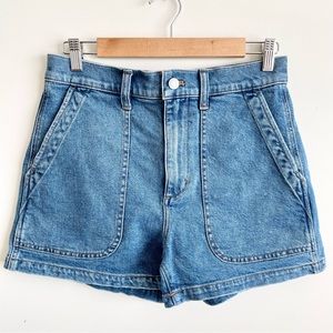Madewell Perfect Vintage Fatigue Jean Shorts: Tencel Edition